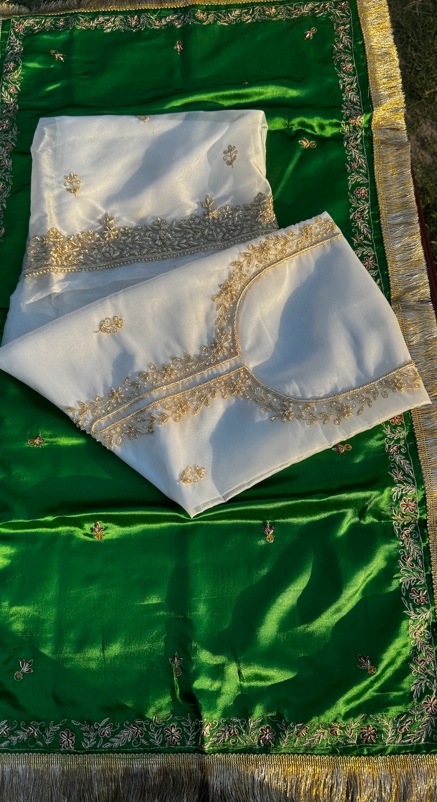 Zarmeena exclusive zardozi set