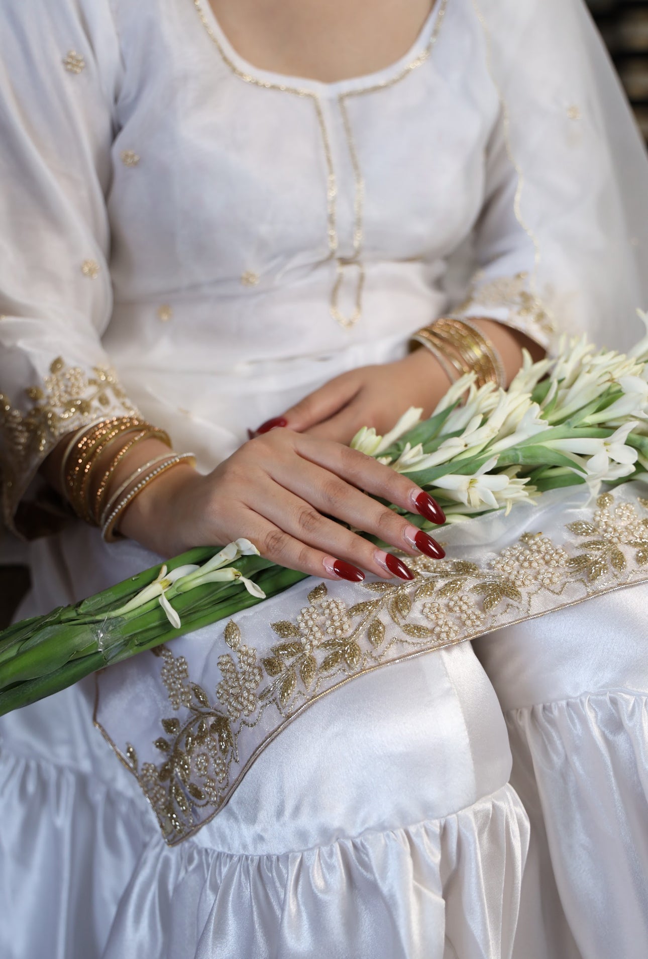 White Pearl Gharara