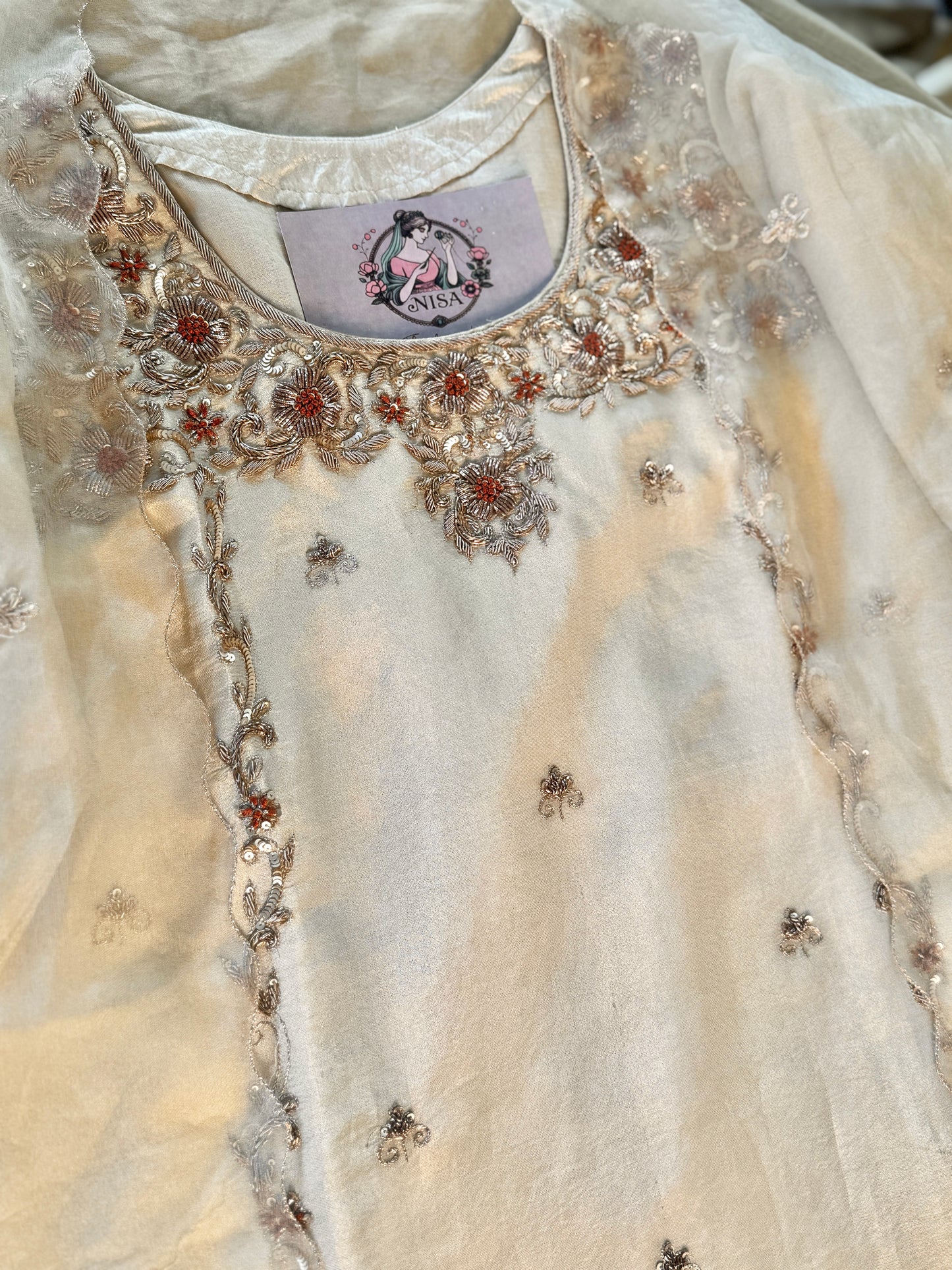 Alisha Pure Zardozi set