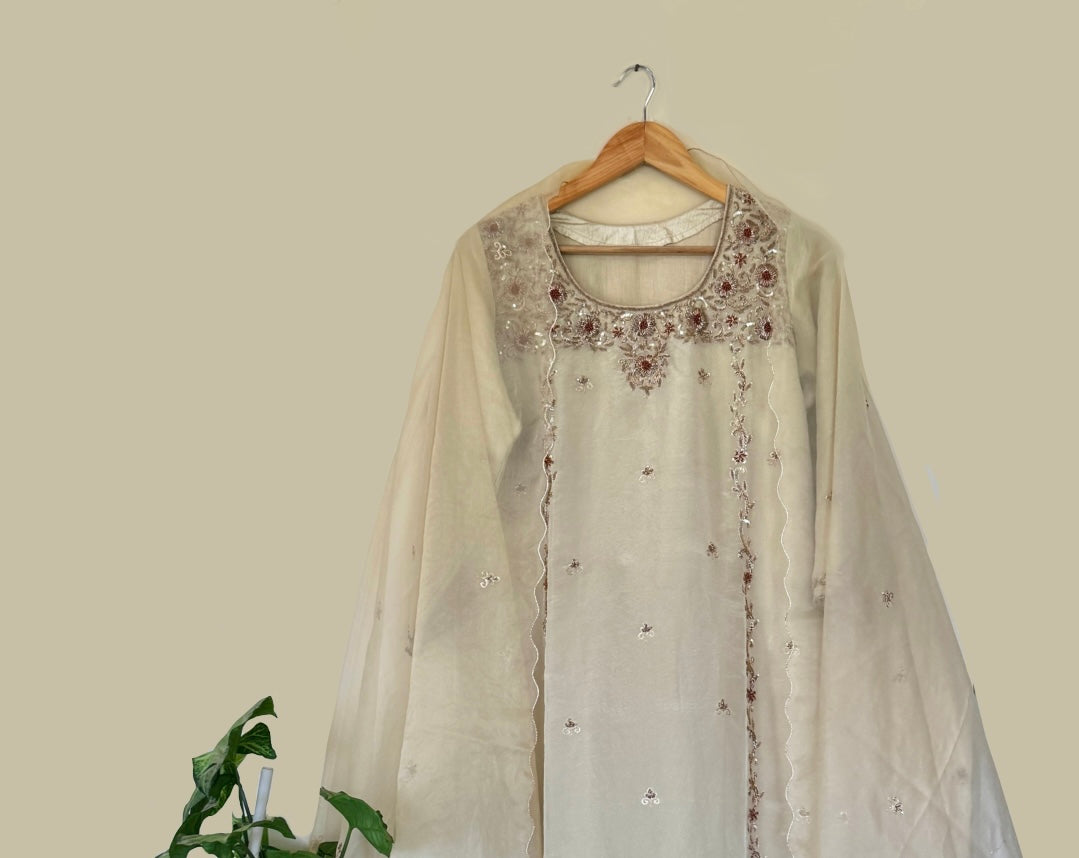 Alisha Pure Zardozi set