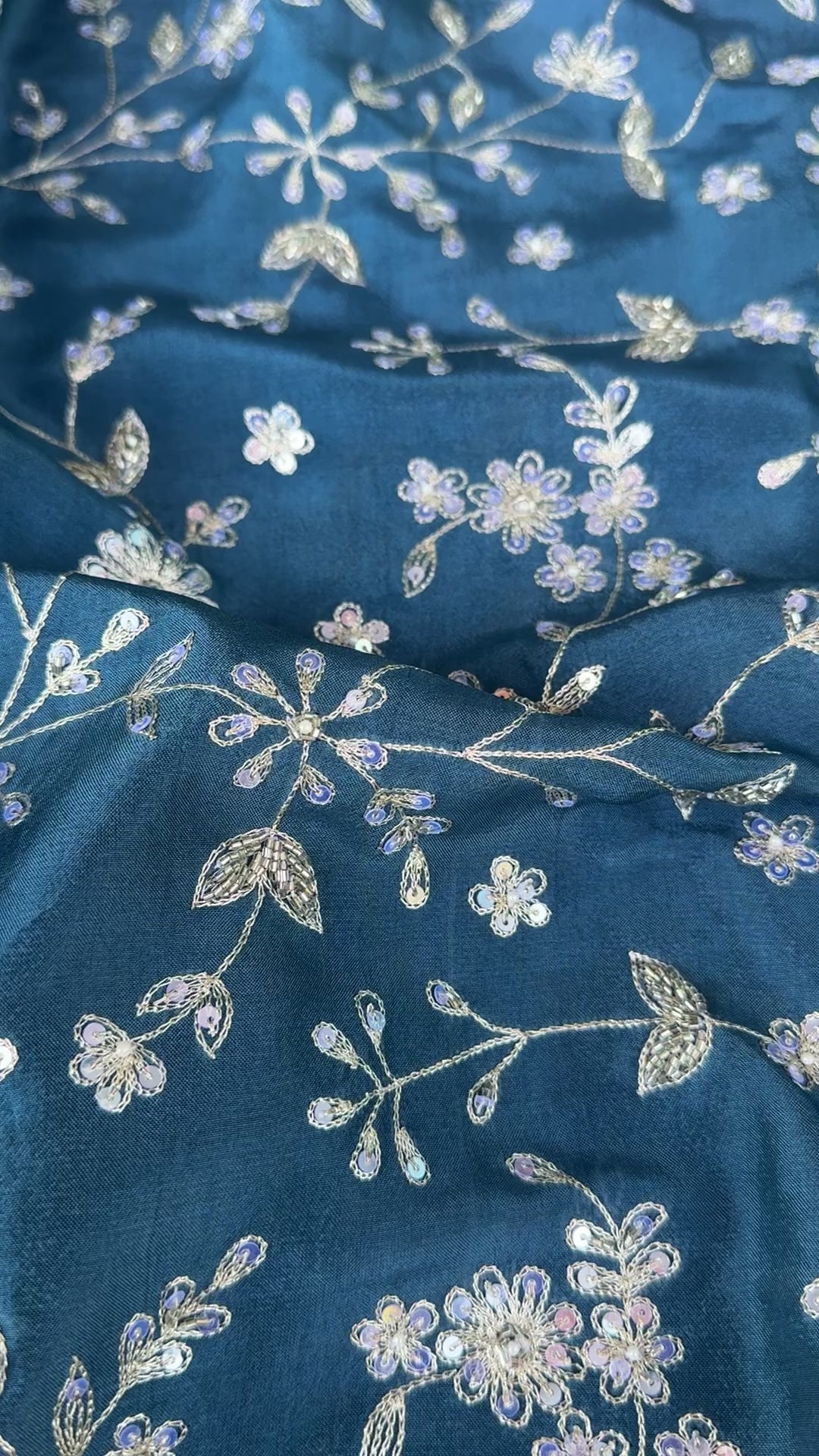Hand embroidery suit